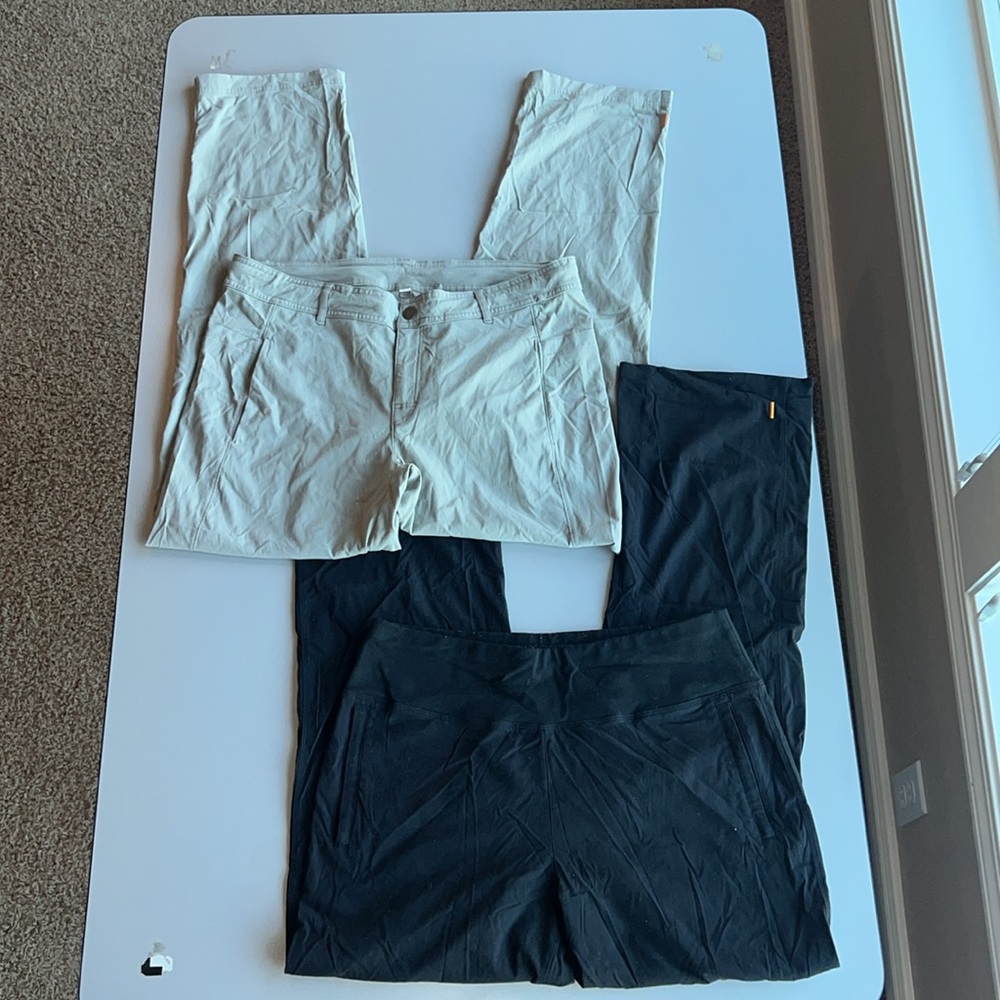 Lucy Women's Pants in Black and Cream